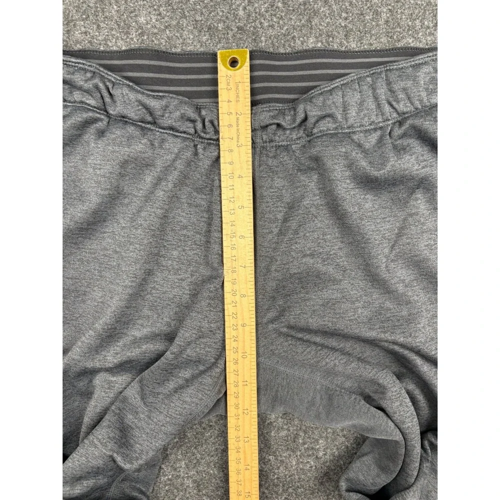 Nike Therma-FIT Mens Grey Heather Fleece Training Pants Straight Leg Large